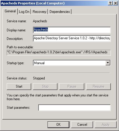 ��������� ApacheDS �������� 5